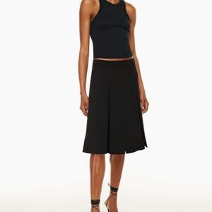 Wilfred Black Midi Skirt
